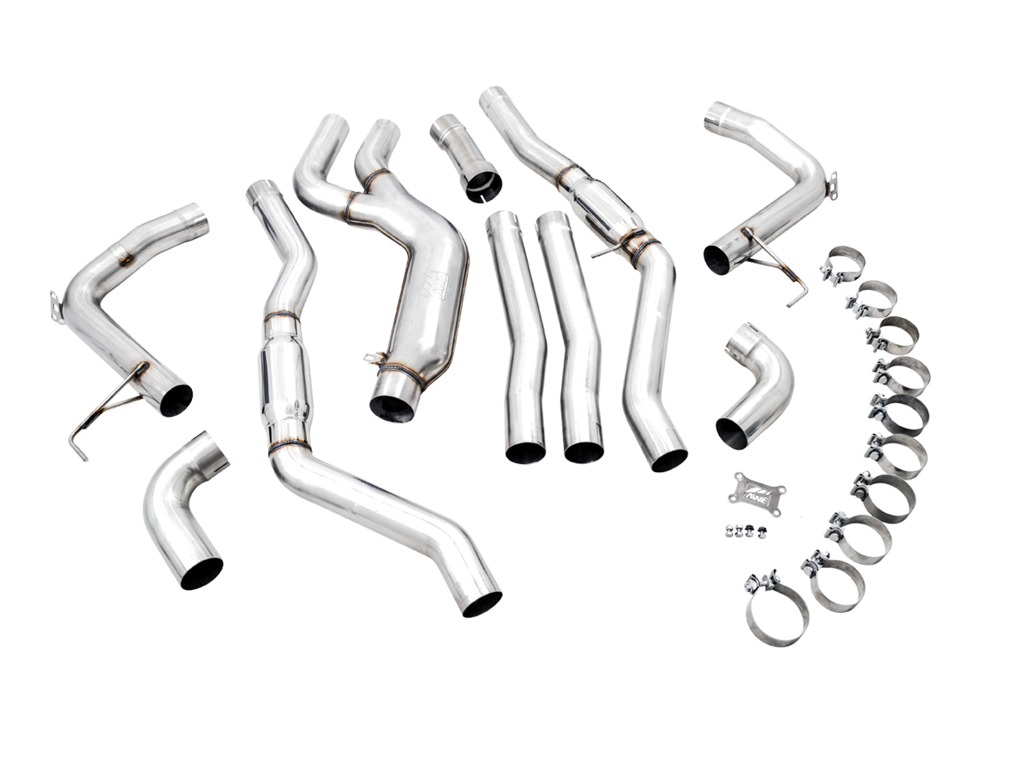 AWE Track Edition Exhaust for G2X M340i / M440i - OE Tips - out of package