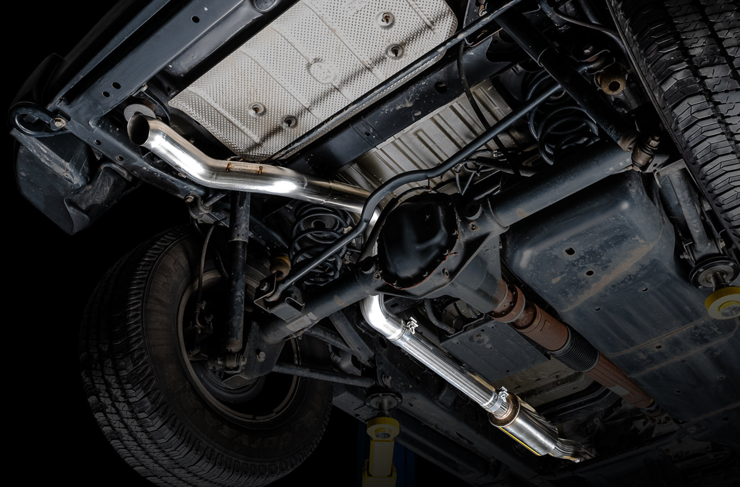 AWE Trail Edition Catback Exhaust for Jeep JT 3.6L - Mounted