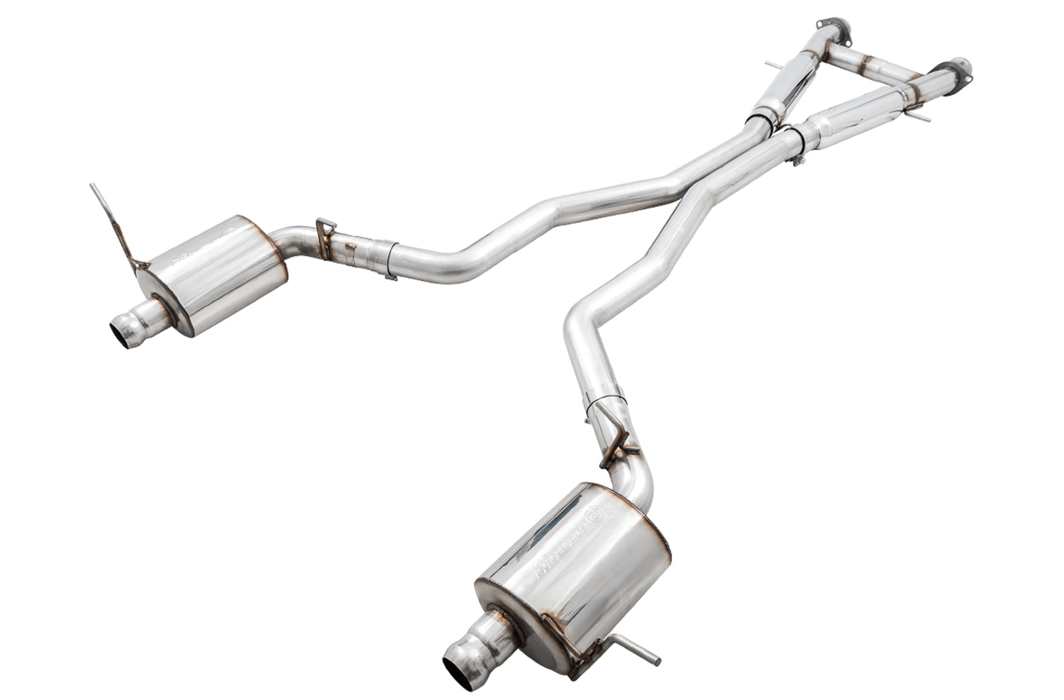 AWE Touring Edition Exhaust for Jeep Grand Cherokee SRT - Chrome Silver Tips - out of package