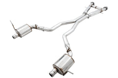 AWE Touring Edition Exhaust for Jeep Grand Cherokee SRT - Chrome Silver Tips - out of package