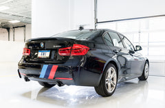 AWE Touring Edition Axle Back Exhaust for BMW F3X 340i / 440i - Chrome Silver Tips (102mm) - Mounted