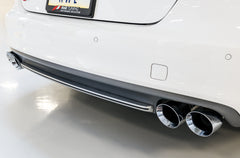 AWE Touring Edition Exhaust for Audi C7 S7 4.0T - Chrome Silver Tips - Mounted