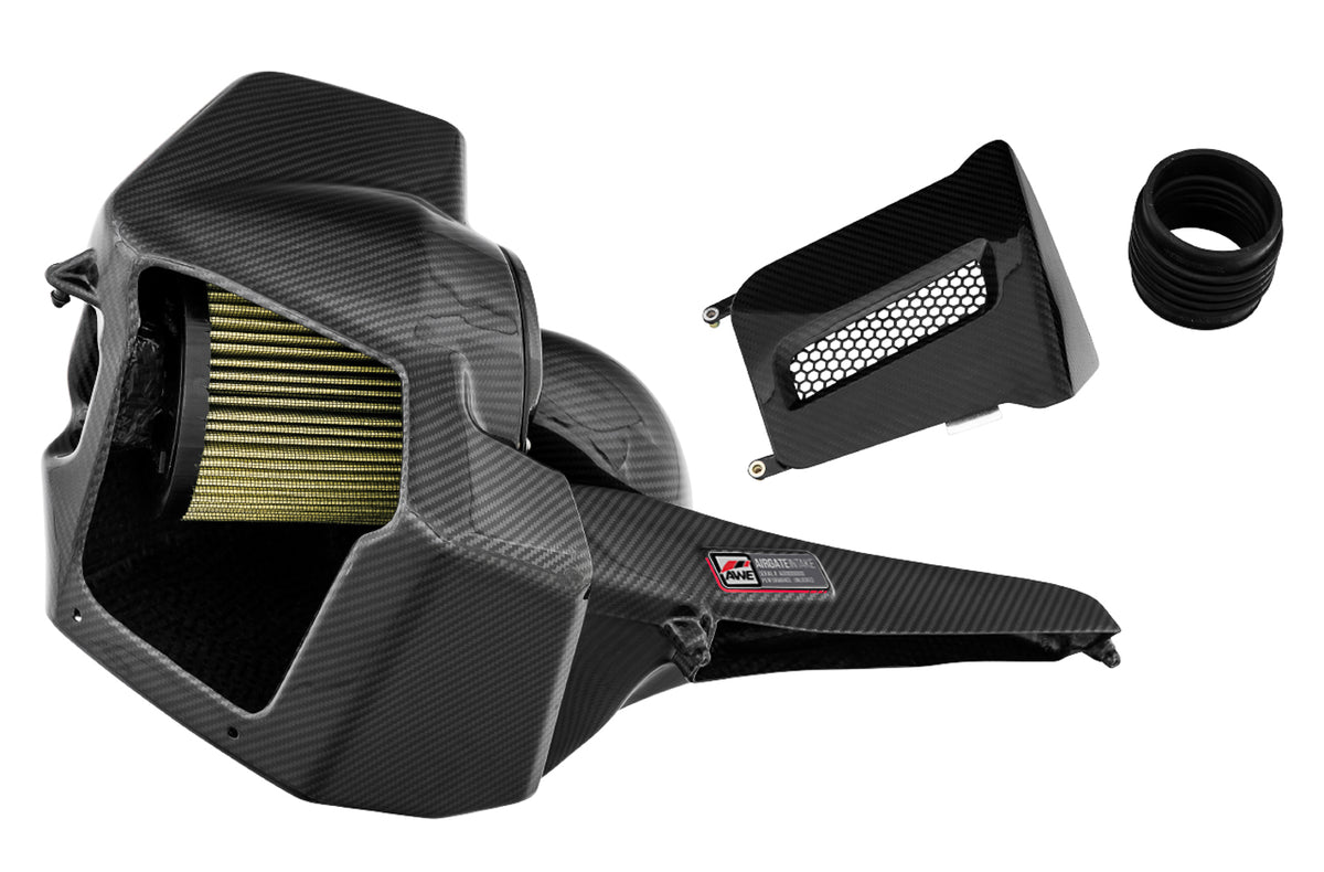 AWE AirGate™ Carbon Fiber Intake for Audi B9 A4 / A5 2.0T - With Lid - Primary