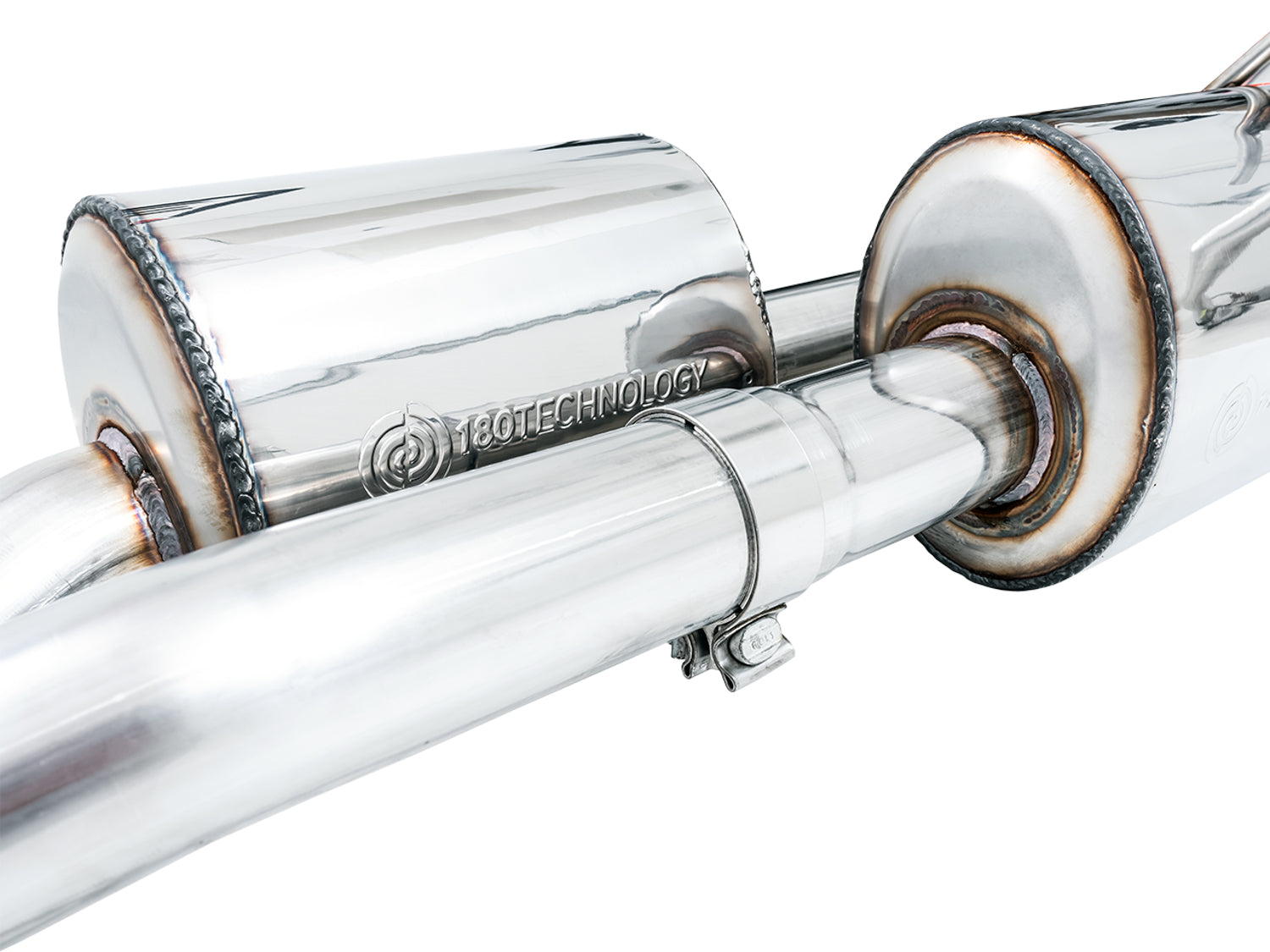 AWE 0FG Catback Exhaust for RAM TRX - Diamond Black Tips - Close Up