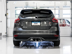 AWE Touring Edition Cat-back Exhaust for Ford Focus ST - Resonated - Chrome Silver Tips - Mounted