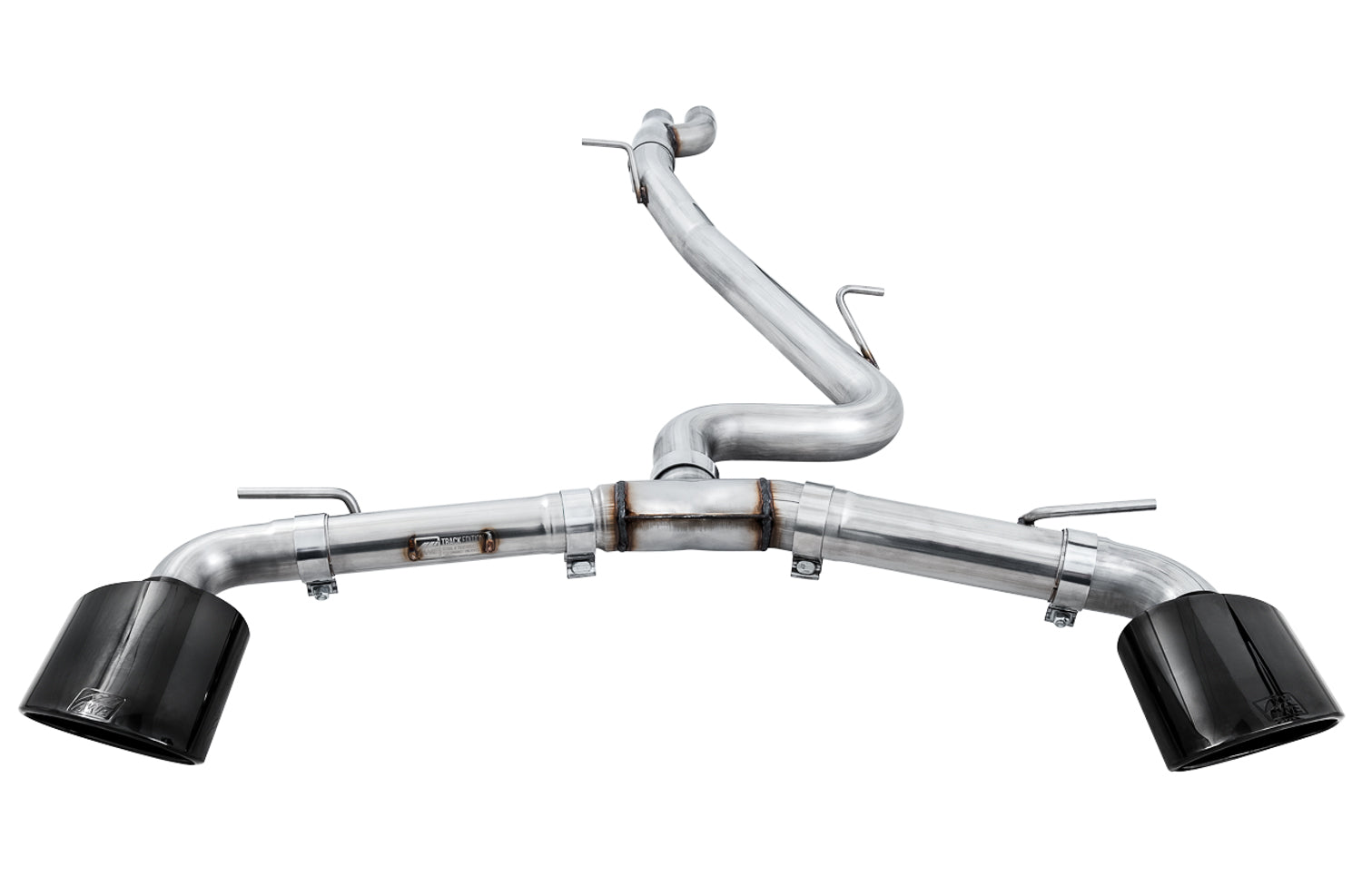 AWE Track Edition Exhaust for Audi MK3 TT RS - Diamond Black RS-style Tips - Primary