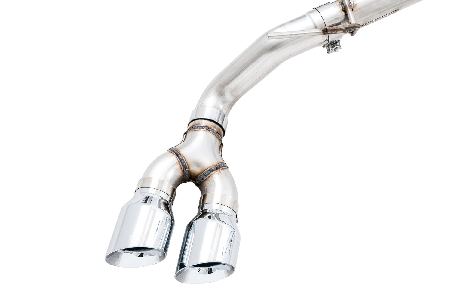 AWE 0FG Exhaust with BashGuard for Ford Ranger - Dual Chrome Silver Tips - out of package