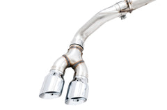 AWE 0FG Exhaust with BashGuard for Ford Ranger - Dual Chrome Silver Tips - out of package