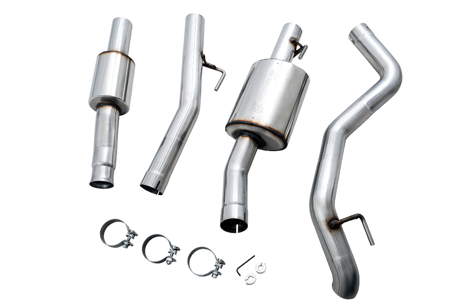 AWE Trail Edition Catback Exhaust for Jeep JK/JKU 3.6L - out of package