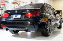 AWE Touring Edition Axle Back Exhaust for BMW F3X 335i/435i - Diamond Black Tips (102mm) - Mounted