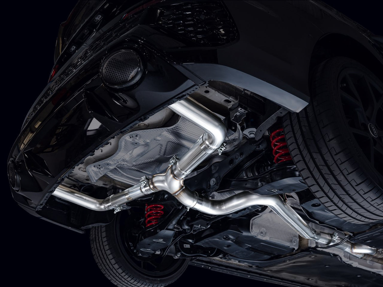 AWE Track Edition Exhaust for Audi 8Y RS 3 - Mounted