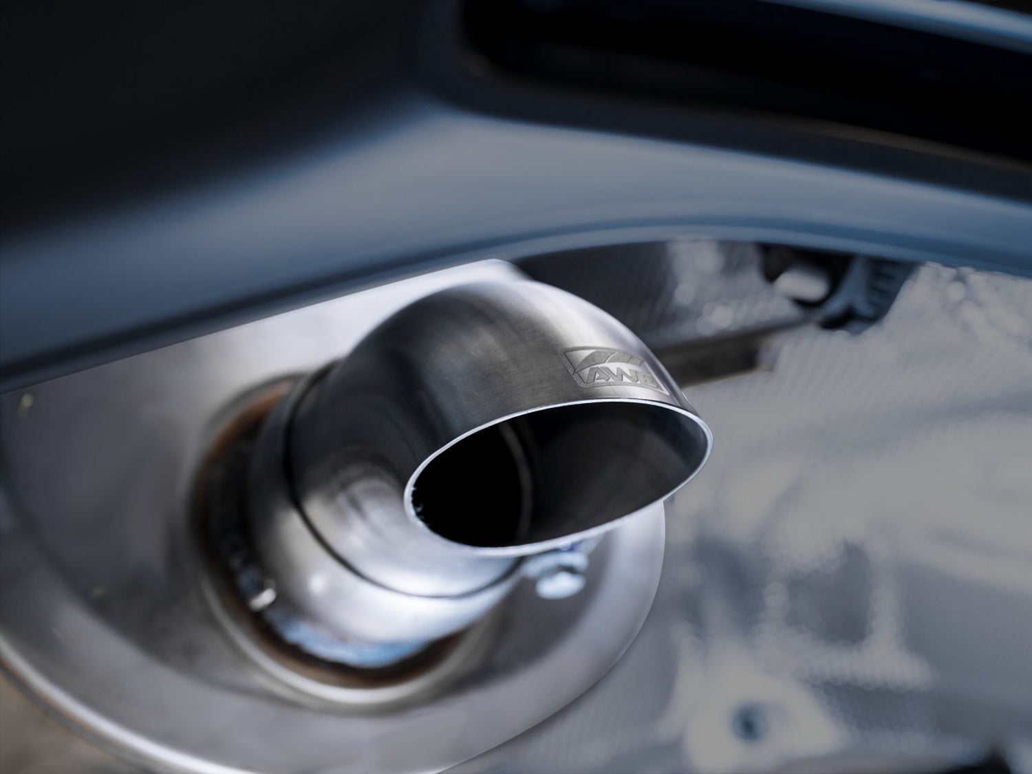 AWE Touring Edition Exhaust for Audi C8 A6/A7 - Turndowns - Mounted