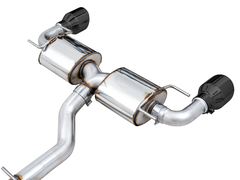 AWE Touring Edition Exhaust for Subaru BRZ / Toyota GR86 / Toyota 86 / Scion FR-S - Diamond Black Tips - out of package