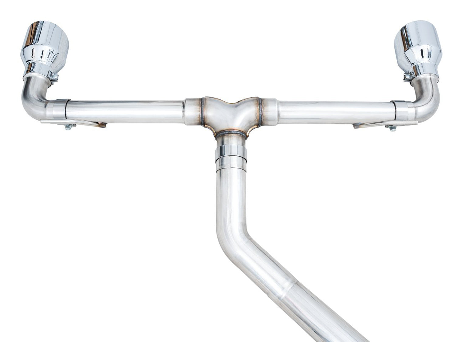 AWE Track Edition Exhaust for VW MK8 GTI - Chrome Silver Tips - out of package