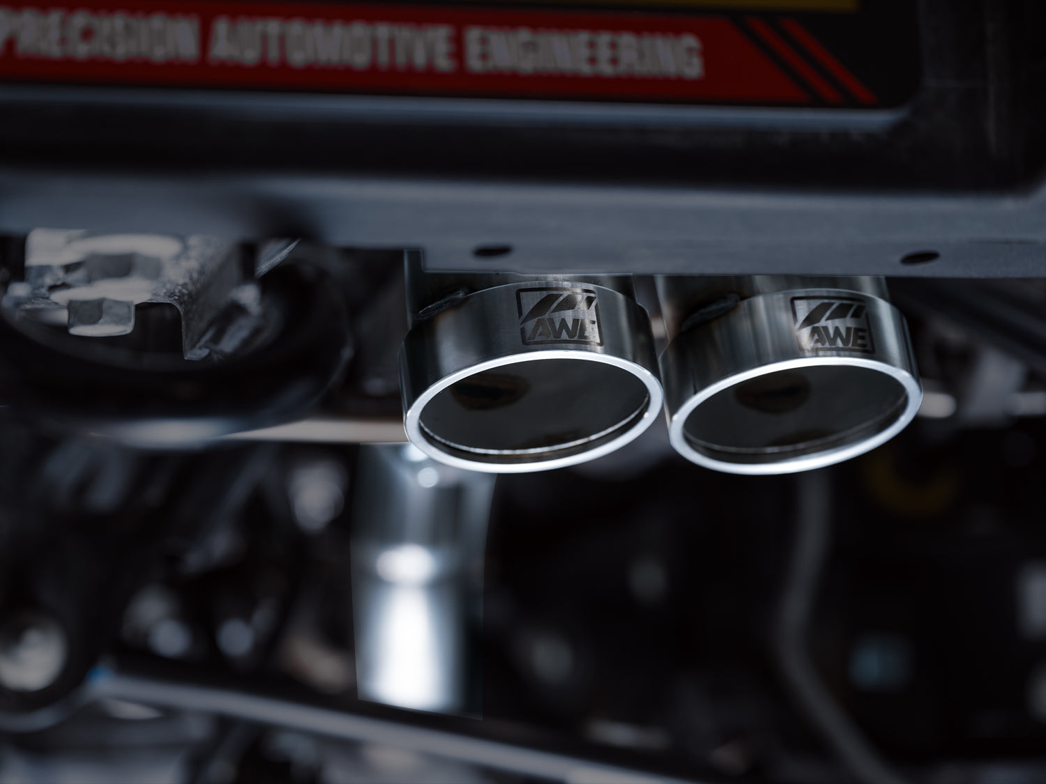 AWE SwitchPath Exhaust for Ford Bronco Raptor - Dual BashGuards - Mounted