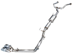 AWE 0FG Exhaust for 3rd Gen Toyota Tundra - Dual Chrome Silver Tips - Primary