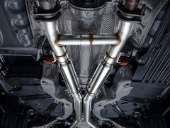 AWE Touring Edition Exhaust for Dodge Durango 6.4 / 6.2 SC - Diamond Black Tips - Mounted