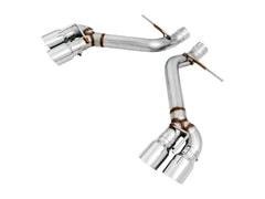 AWE Track Edition Axle-back Exhaust for Gen6 Camaro SS / ZL1 / LT1 - Chrome Silver Tips (Quad Outlet) - Primary