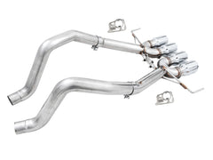 AWE Track Edition Axleback Exhaust for C7 Corvette Stingray / Z51 / Grand Sport / Z06 / ZR1 -- Chrome Silver Tips (includes AWE AFM valve simulators) - Primary