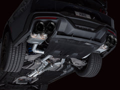 AWE SwitchPath™ Exhaust for S650 Ford Mustang Dark Horse - Quad Diamond Black Tips - Mounted