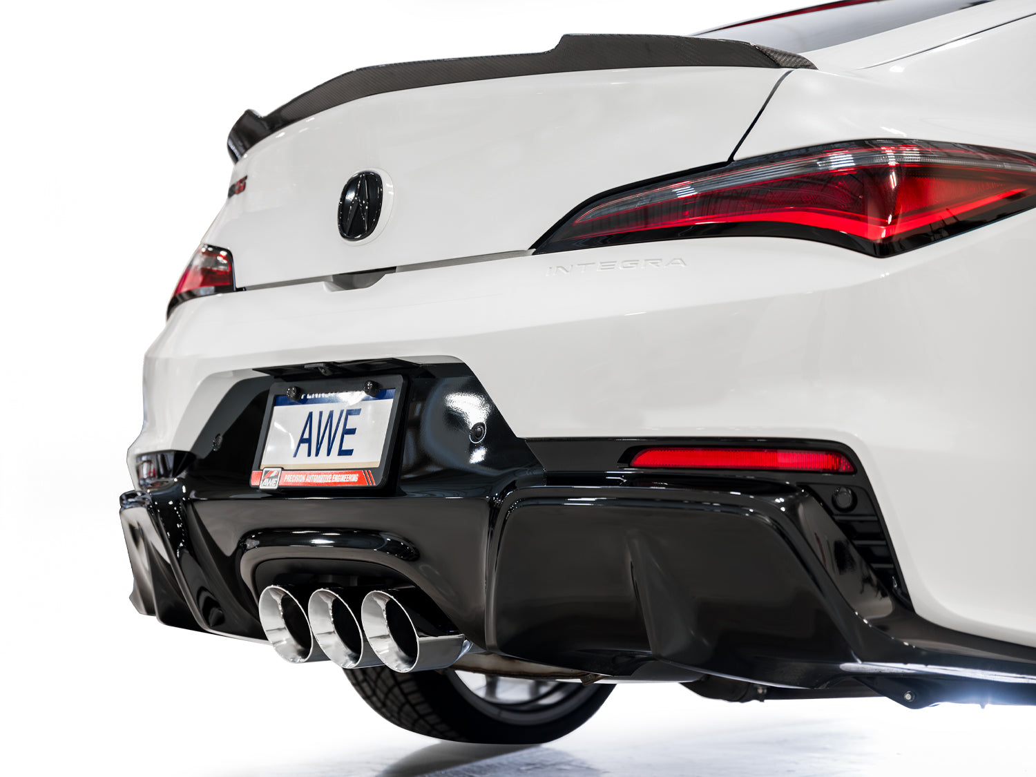 AWE Touring Edition Exhaust for DE5 Integra Type-S - Triple Chrome Silver Tips - Mounted