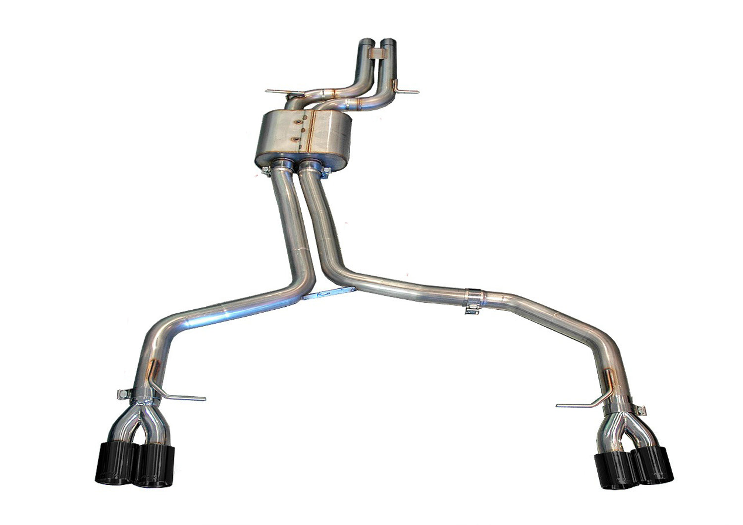 AWE Track Edition Exhaust System for B8 S5 4.2L - Diamond Black Tips - Primary