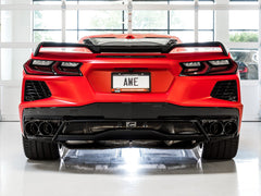 AWE Track Edition Exhaust for C8 Corvette -- Diamond Black Tips - out of package