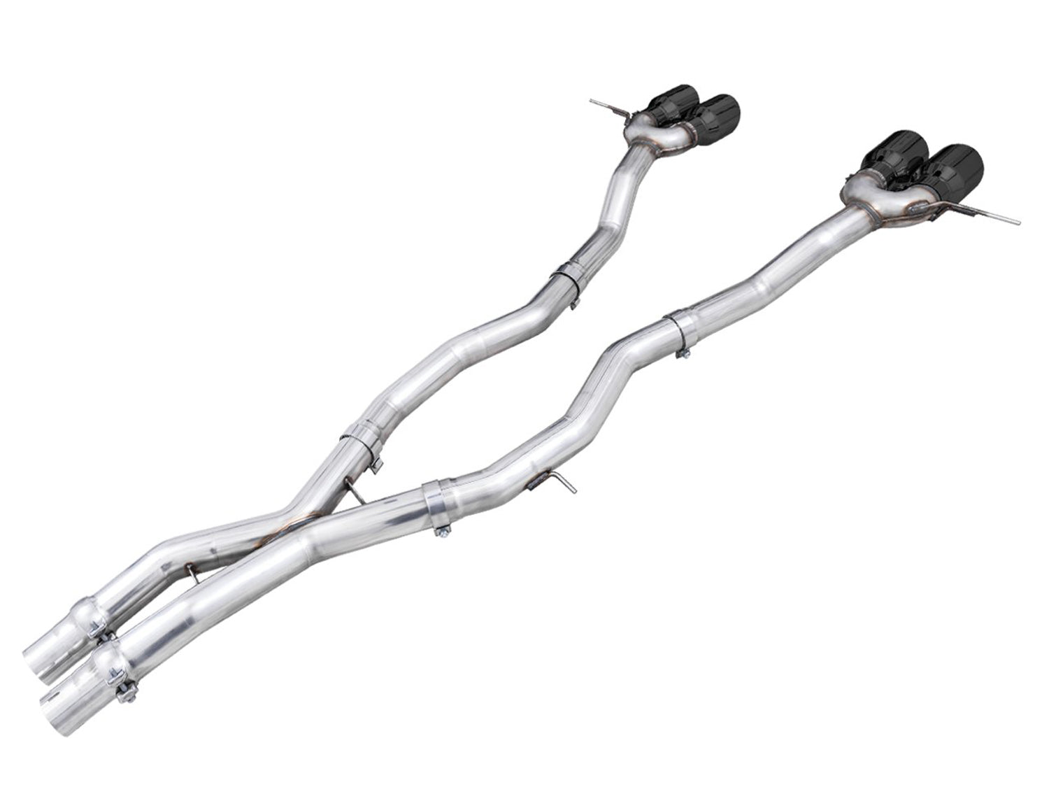 AWE Track Edition Catback Exhaust for BMW G8X M3/M4 - Diamond Black Tips - out of package