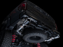AWE SwitchPath™ Exhaust for Gen 3 Raptor R - Chrome Silver Tips - Mounted