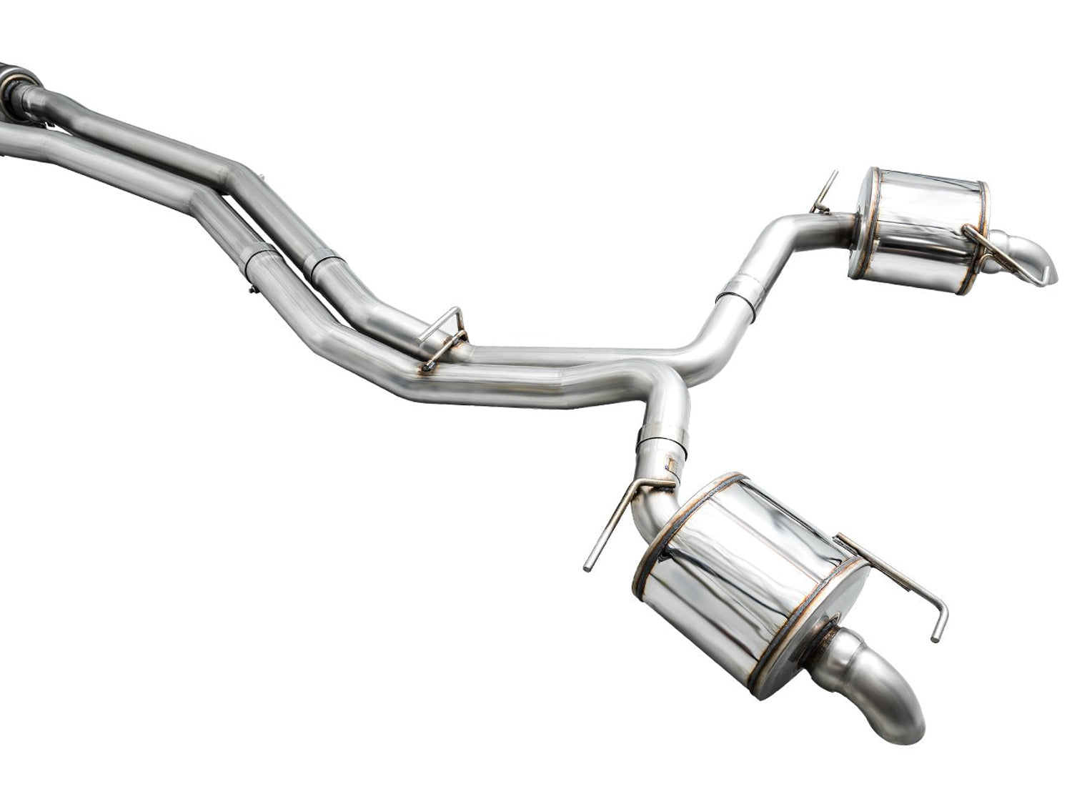 AWE Touring Edition Exhaust for Audi C8 A6/A7 - Turndowns - out of package