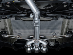 AWE Track Edition Exhaust for DE5 Integra Type-S - Triple Chrome Silver Tips - Mounted