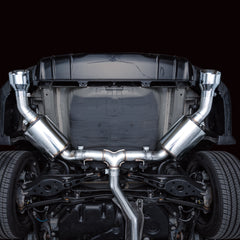 AWE Touring Edition Exhaust for FE1 Civic Si/DE4 Acura Integra - Chrome Silver Tips - Mounted
