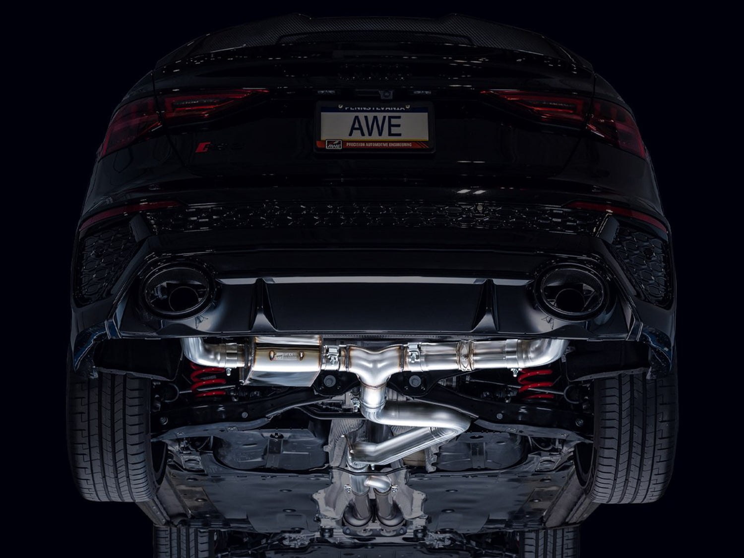 AWE SwitchPath™ Exhaust for Audi 8Y RS 3 - Mounted