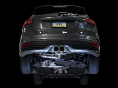 AWE Track Edition Cat-back Exhaust for Ford Focus ST - Chrome Silver Tips - Mounted
