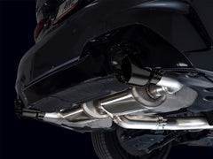 AWE Touring Edition Axle Back Exhaust for BMW G2X 330i/430i - Diamond Black - Mounted