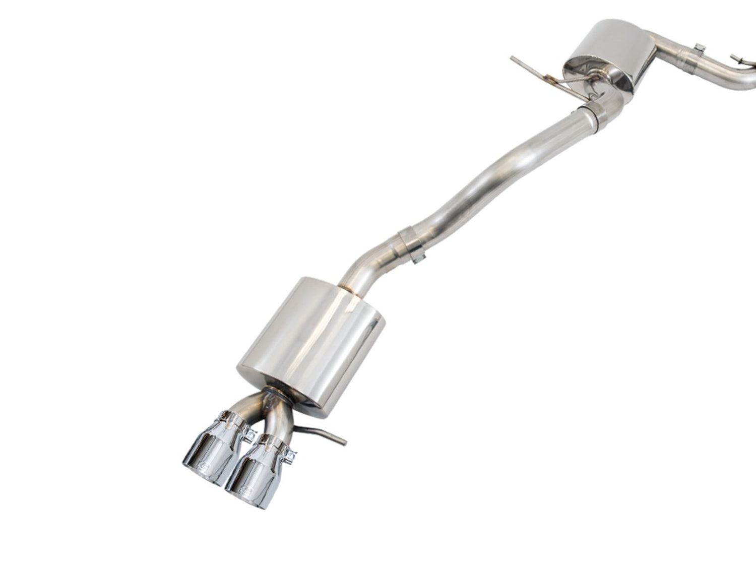 AWE Touring Edition Exhaust for MK6 Jetta 1.4T - Chrome Silver Tips - Primary
