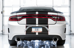 AWE Touring Edition Exhaust for 17+ Charger 5.7 - Chrome Silver Tips - Mounted