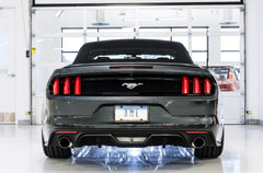 AWE Touring Edition Axle-back Exhaust for S550 Mustang EcoBoost - Chrome Silver Tips - Mounted