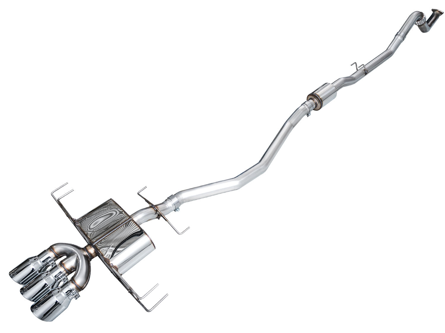 AWE Touring Edition Exhaust for DE5 Integra Type-S - Triple Chrome Silver Tips - Primary