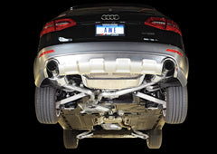 AWE Touring Edition Exhaust for B8.5 Allroad - Dual Outlet, Chrome Silver Tips - Mounted