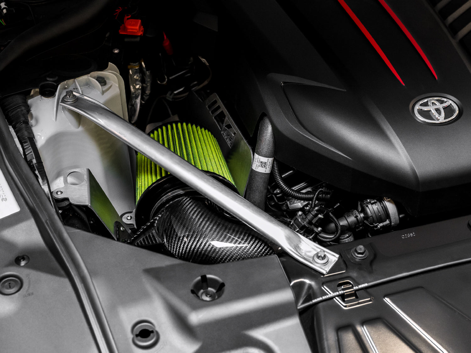 AWE S-FLO Carbon Intake for 2020+ GR Supra - Mounted