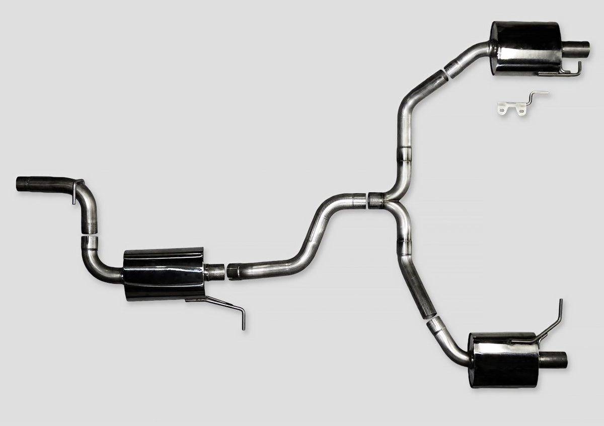 AWE Touring Edition Exhaust for VW CC 2.0T - Dual Outlet - Chrome Silver Tips - Primary