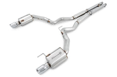 AWE Touring Edition Cat-back Exhaust for S550 Mustang GT - Dual Tip - Chrome Silver Tips - Primary