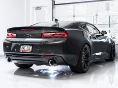 AWE Track Edition Axle-back Exhaust for Gen6 Camaro SS / LT1 - Chrome Silver Tips (Dual Outlet) - Mounted