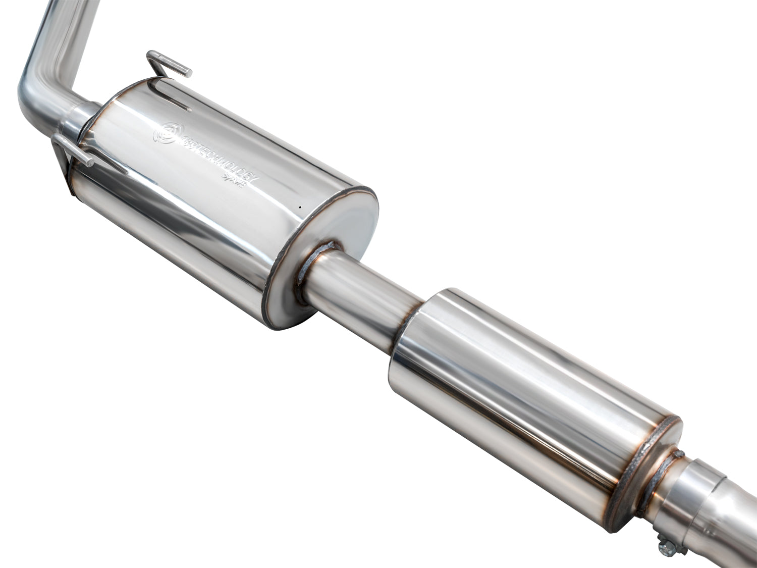 AWE 0FG Exhaust for 4th Gen Toyota Tacoma - Dual Diamond Black Tips - out of package