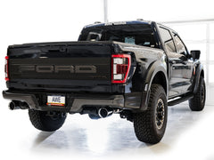 AWE SwitchPath™ Exhaust for Gen 3 Raptor - Chrome Silver Tips - Mounted