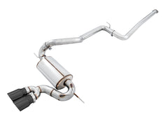 AWE Touring Edition Cat-back Exhaust for Ford Focus ST - Non-Resonated - Diamond Black Tips - Primary