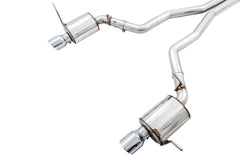 AWE Touring Edition Exhaust for Jeep Grand Cherokee SRT - Chrome Silver Tips - out of package