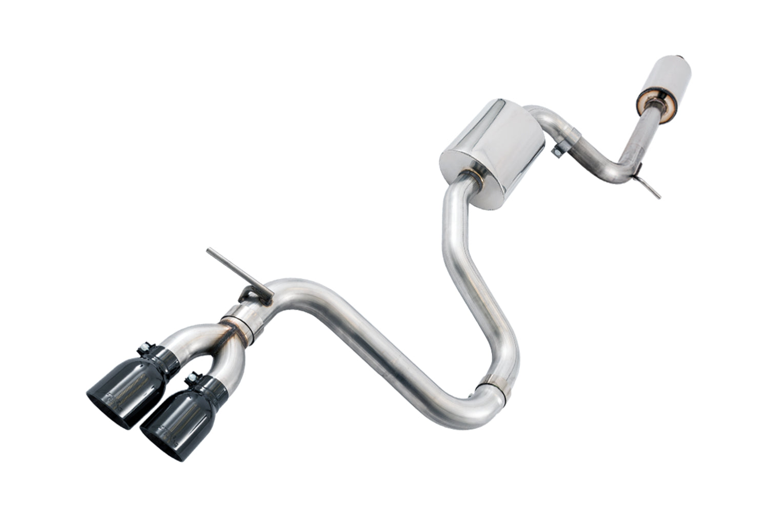 AWE Touring Edition Exhaust for VW MK7 Golf 1.8T - Diamond Black Tips (90mm) - Primary