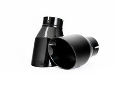 AWE Touring Edition Exhaust for B9 A4, Dual Outlet - Diamond Black Tips (includes DP) - out of package